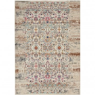 Vintage Kashan Ivory