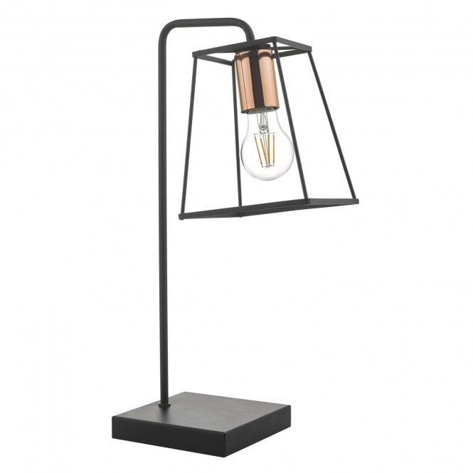 Waterloo Table Lamp Black & Copper