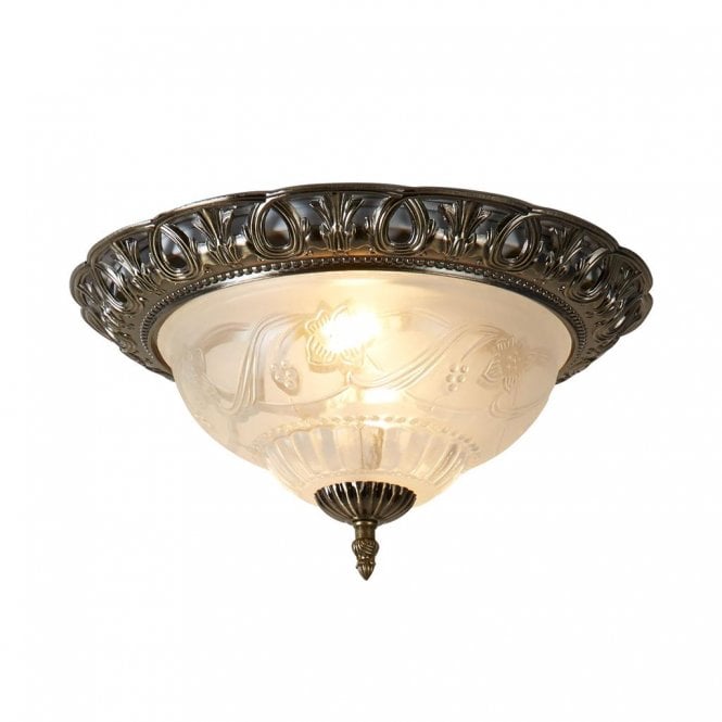 Wendover Flush Antique Brass