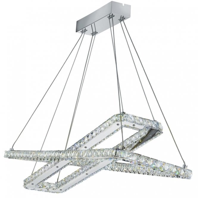 Windsor 2Lt Led Pendant Chrome