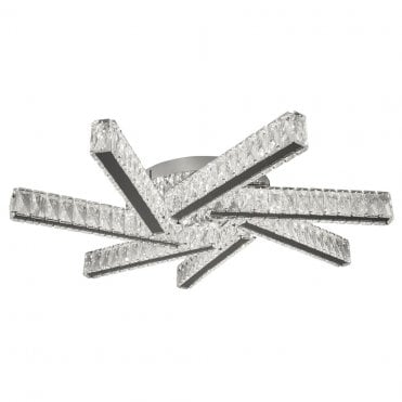 Windsor 7Lt Led Flush Chrome
