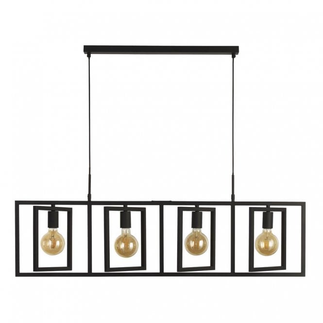 Wray 4Lt Pendant Matt Black